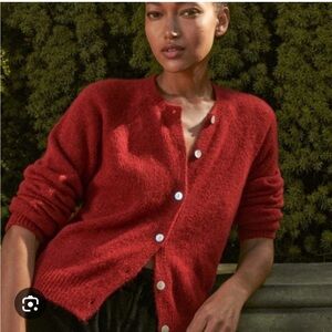 Doen Petra Cardigan in Cherise